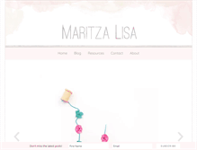 Tablet Screenshot of maritzalisa.com